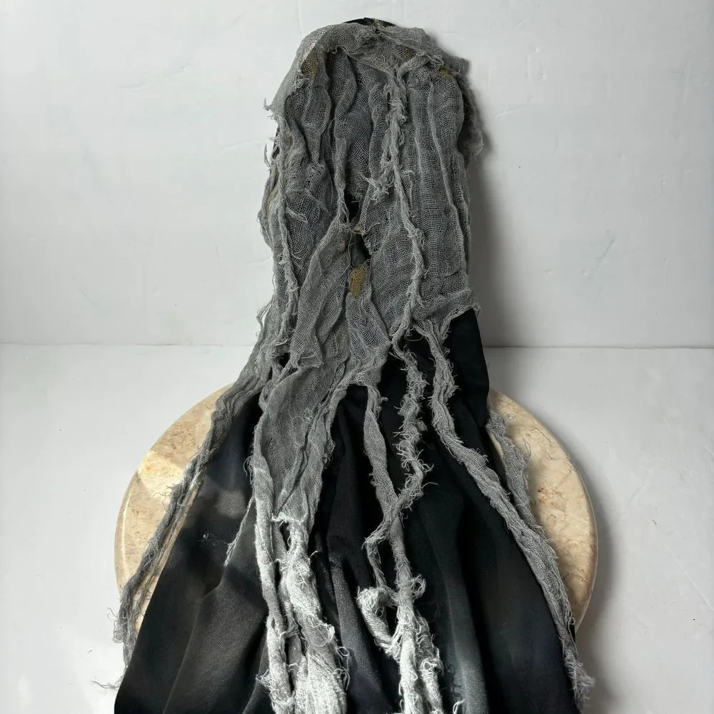 Vintage Easter Unlimited Funworld Grim Reaper Skull Skeleton Halloween Face Mask